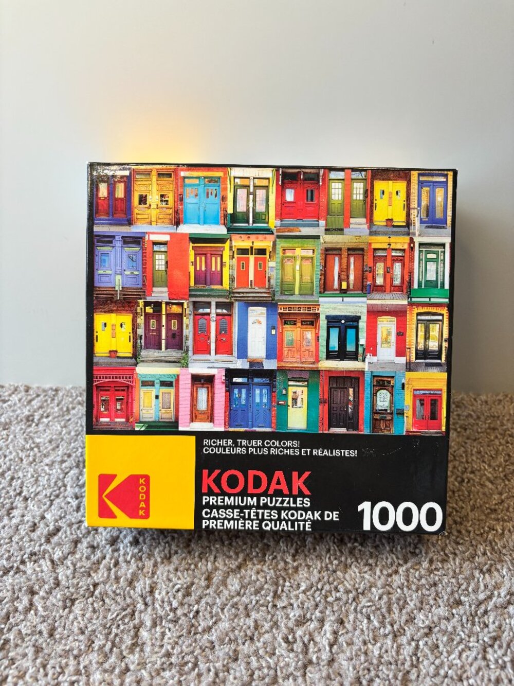 Colorful Montreal Doors Pinkcandy Kodak Premium 1000 pc 19X26 Cra-Z-Art Puzzle